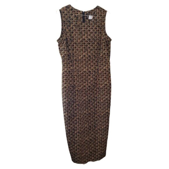 Miss Dorby 2 Piece Set Patterned Sleeveless Dress & Matching Shirt/Jacket - Picture 4 of 8